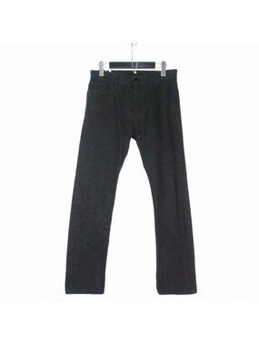 Louis Vuitton Monogram Jacquard Slim Denim Pants Black